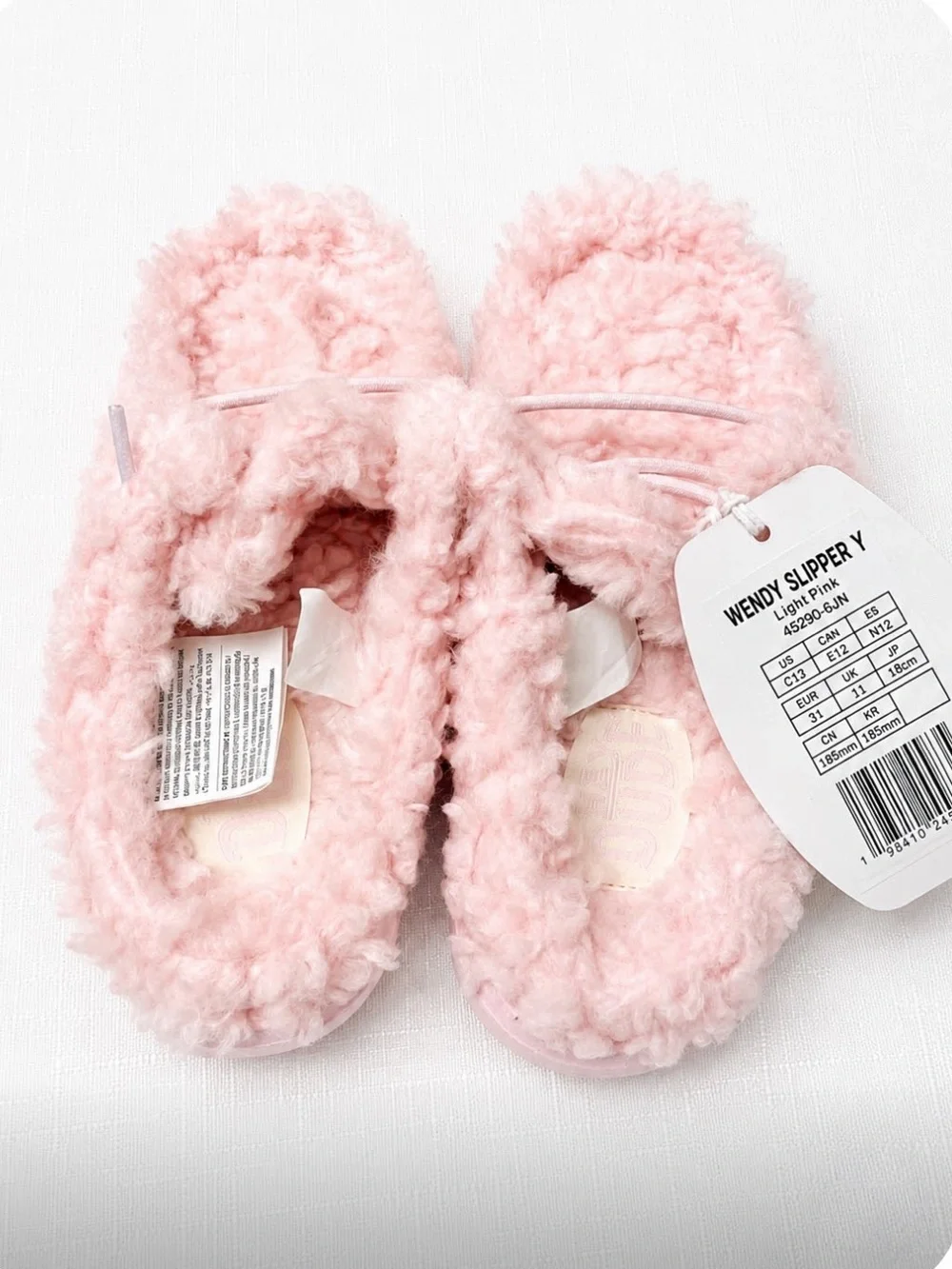 Hey Dude Kids Cozy Pink Sherpa Slip-Ons